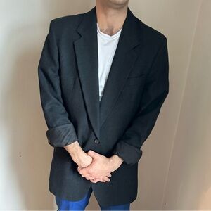 Vintage Ralph Chaps Wool Sports Coat • Gray • Sold at Eaton